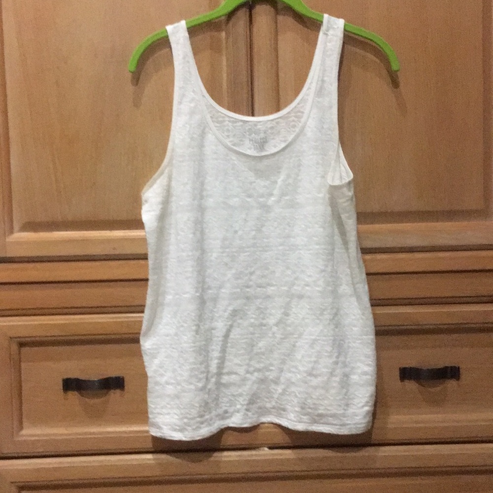 White tank top